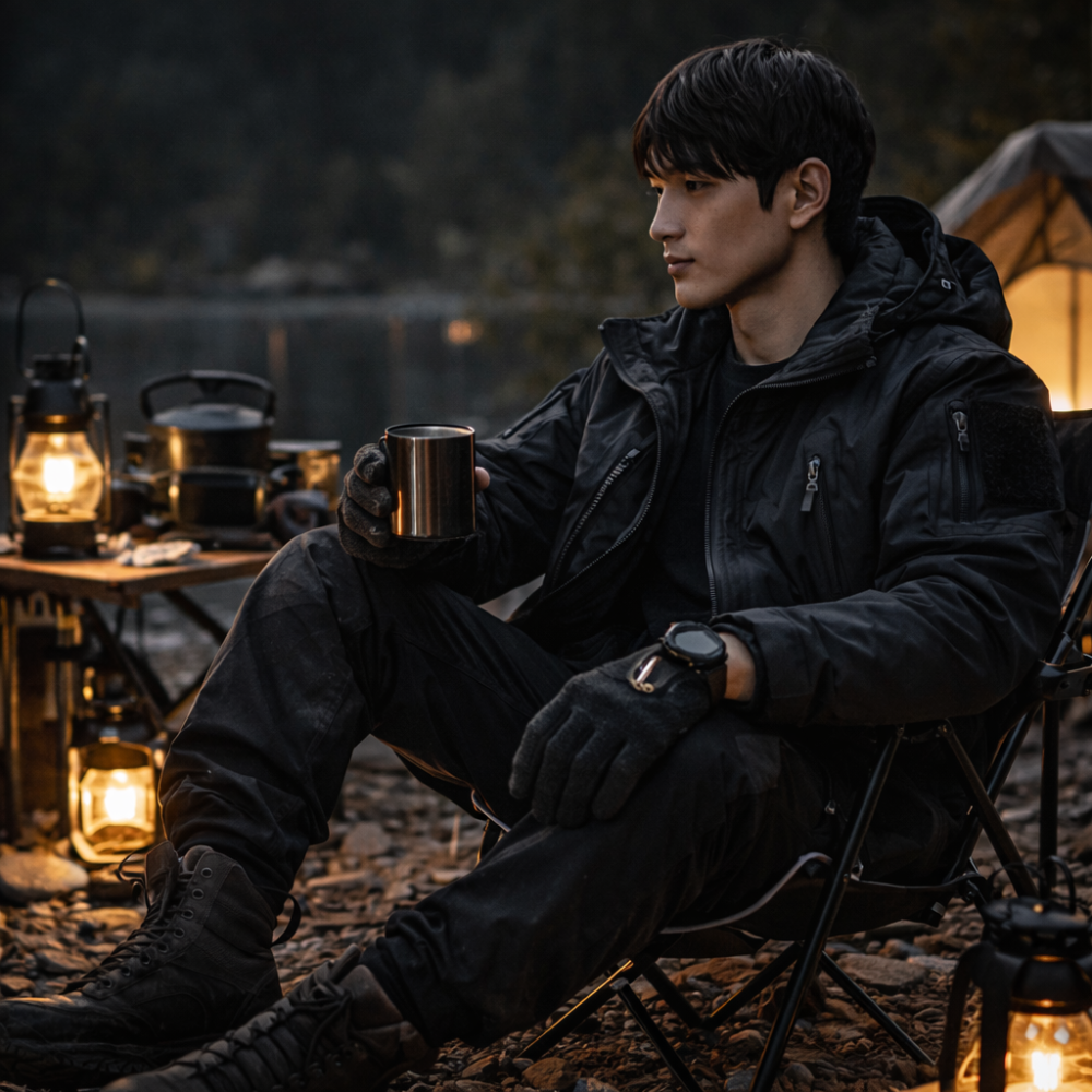 【ROWAN】戰術級機能防潑水連帽外套｜城市戶外工裝風 軟殼 衝鋒衣 軍事迷 防風防雨 機能 裝備 保暖 風衣 服飾-細節圖5