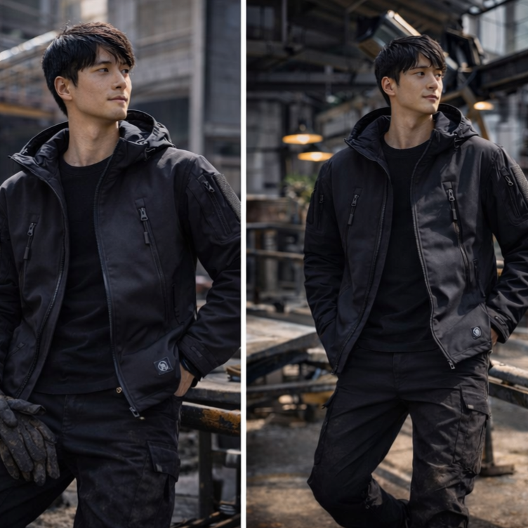 【ROWAN】戰術級機能防潑水連帽外套｜城市戶外工裝風 軟殼 衝鋒衣 軍事迷 防風防雨 機能 裝備 保暖 風衣 服飾-細節圖8