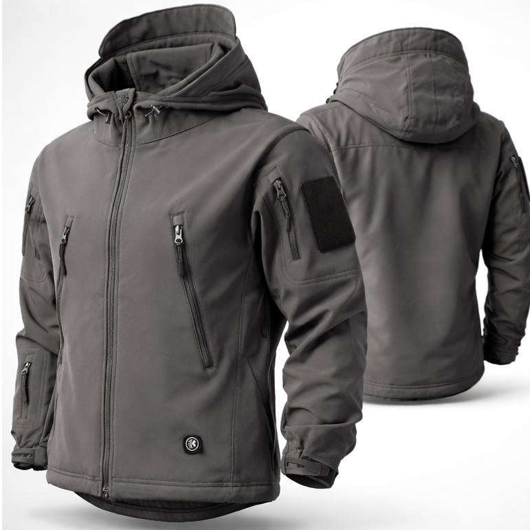 【ROWAN】戰術級機能防潑水連帽外套｜城市戶外工裝風 軟殼 衝鋒衣 軍事迷 防風防雨 機能 裝備 保暖 風衣 服飾-細節圖8