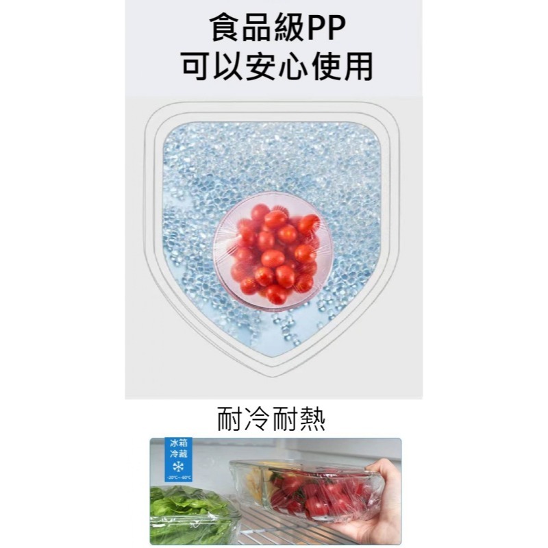 【Qmoney】彩虹便利快捷食品級保鮮膜套-細節圖3