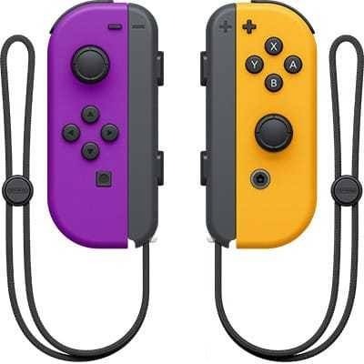 NS Joy-Con (L)/(R) 控制器組 電光紫／電光橙-細節圖2