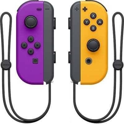 NS Joy-Con (L)/(R) 控制器組 電光紫／電光橙-細節圖2