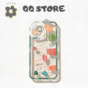 QQ-彩色快樂怪獸手機殼 iPhone 15