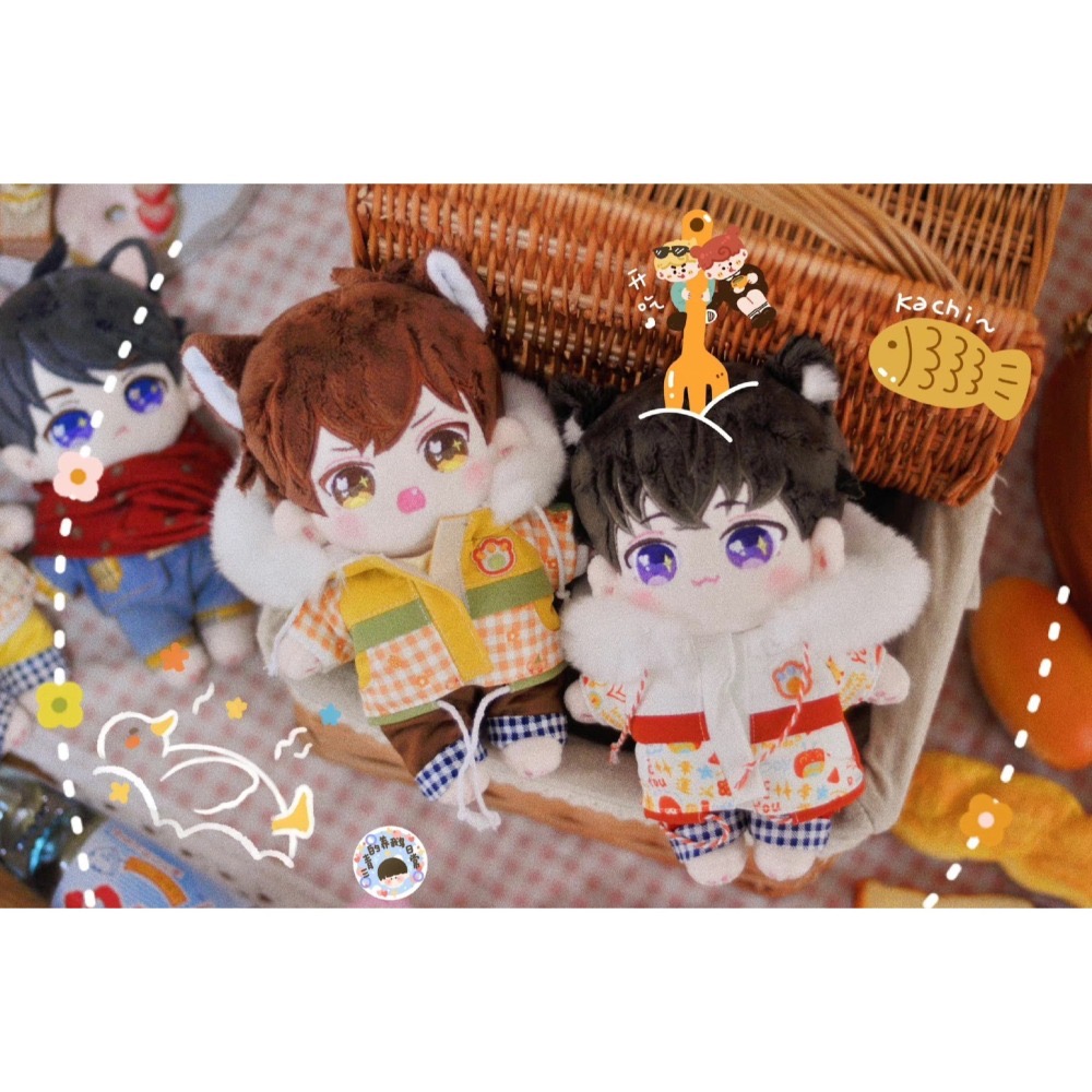 ❤  全新動物系列全套4隻 ❤  戀與製作人 棉花娃 娃娃 潼潼家 20cm 棉花娃娃 娃衣 許墨 李澤言 白起 周棋洛-細節圖2