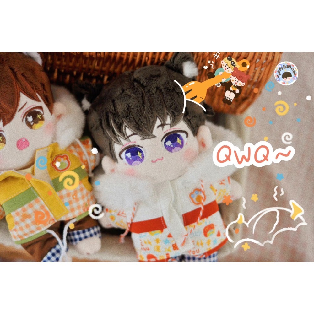 ❤  全新動物系列全套4隻 ❤  戀與製作人 棉花娃 娃娃 潼潼家 20cm 棉花娃娃 娃衣 許墨 李澤言 白起 周棋洛-細節圖3