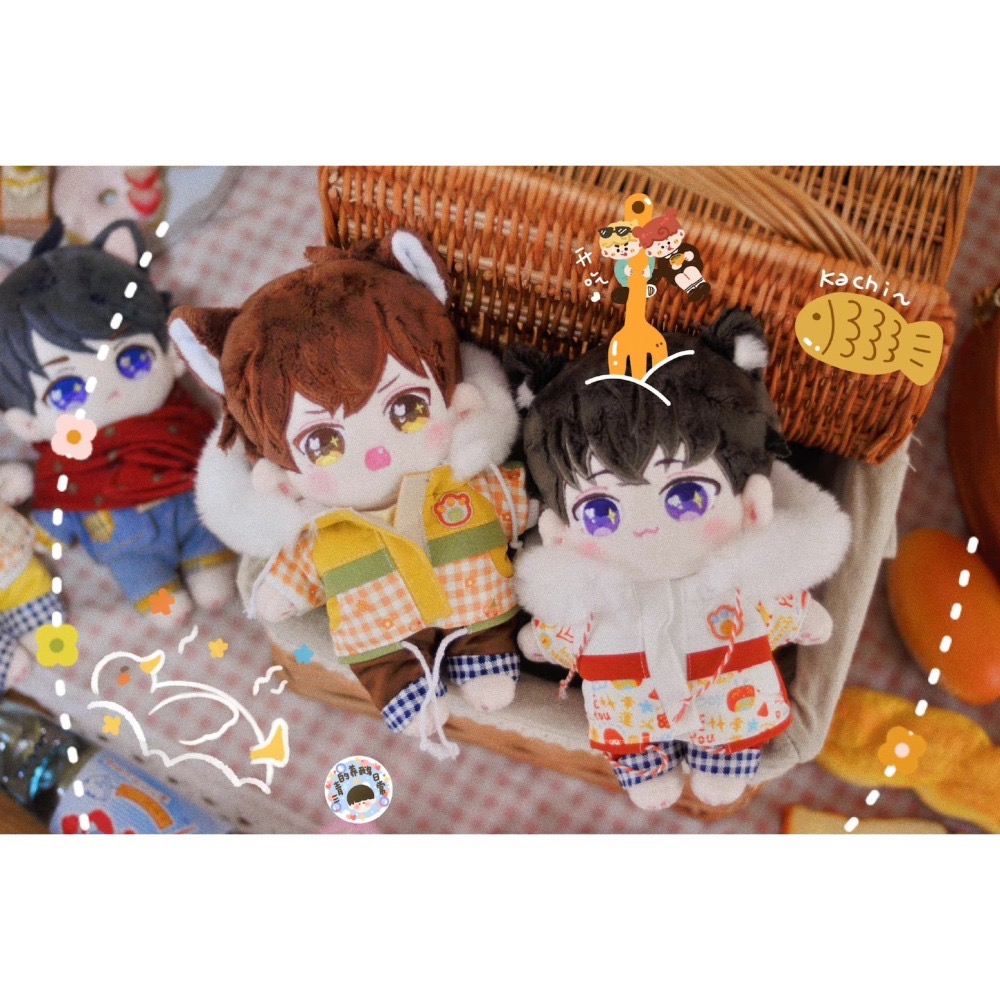 ❤  全新動物系列全套4隻 ❤  戀與製作人 棉花娃 娃娃 潼潼家 20cm 棉花娃娃 娃衣 許墨 李澤言 白起 周棋洛-細節圖5