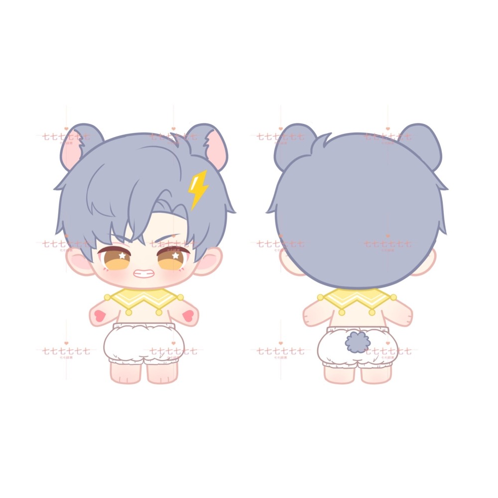 ❤ 全新倉鼠系列6娃 ❤ 戀與製作人 棉花娃 娃娃 七七家 10cm 棉花娃娃 娃衣 許墨 李澤言 白起 周棋洛 凌肖-細節圖3