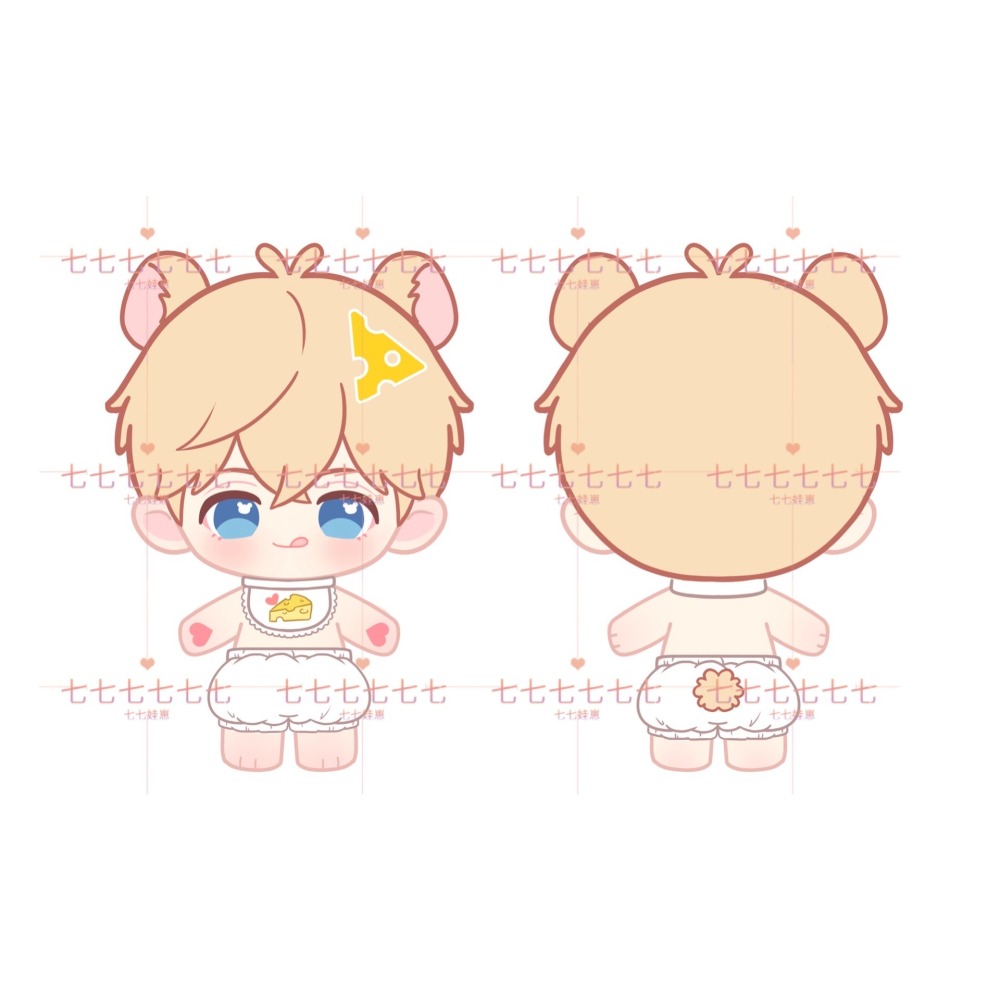 ❤ 全新倉鼠系列6娃 ❤ 戀與製作人 棉花娃 娃娃 七七家 10cm 棉花娃娃 娃衣 許墨 李澤言 白起 周棋洛 凌肖-細節圖7