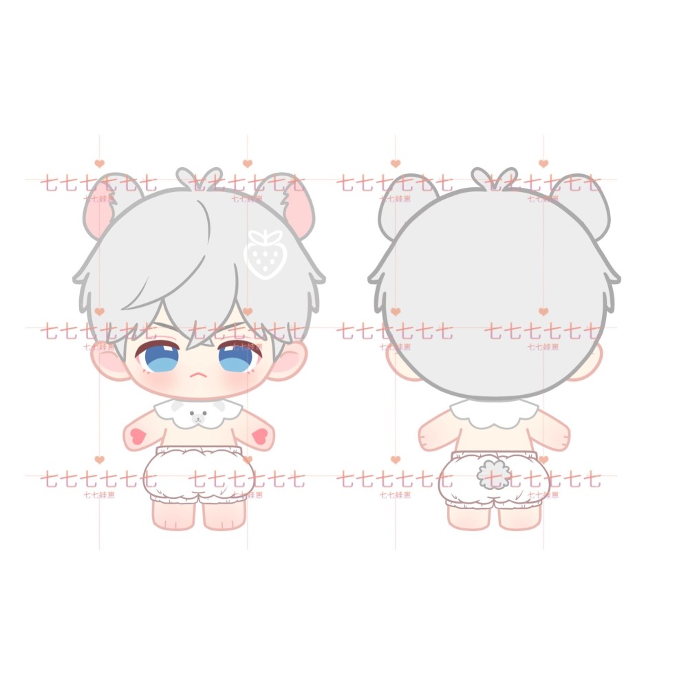 ❤ 全新倉鼠系列6娃 ❤ 戀與製作人 棉花娃 娃娃 七七家 10cm 棉花娃娃 娃衣 許墨 李澤言 白起 周棋洛 凌肖-細節圖8