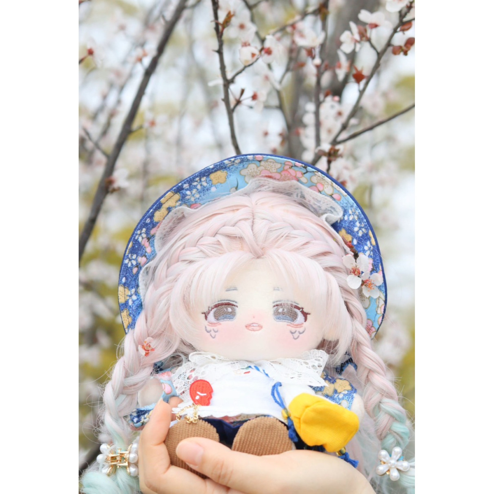 ❤ 全新現貨 ❤  無屬性 珍珠 高溫絲 棉花娃 娃娃 換裝娃娃 20cm 棉花娃娃 無鱗片款-細節圖4