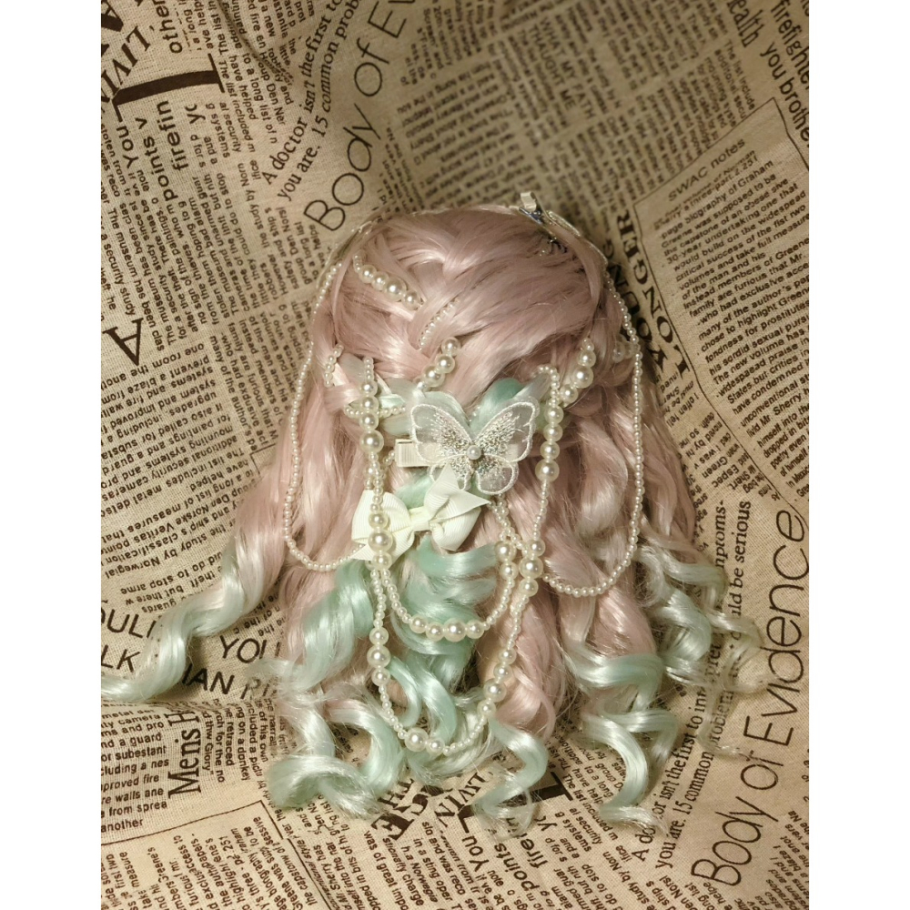 ❤ 全新現貨 ❤  無屬性 珍珠 高溫絲 棉花娃 娃娃 換裝娃娃 20cm 棉花娃娃 無鱗片款-細節圖10