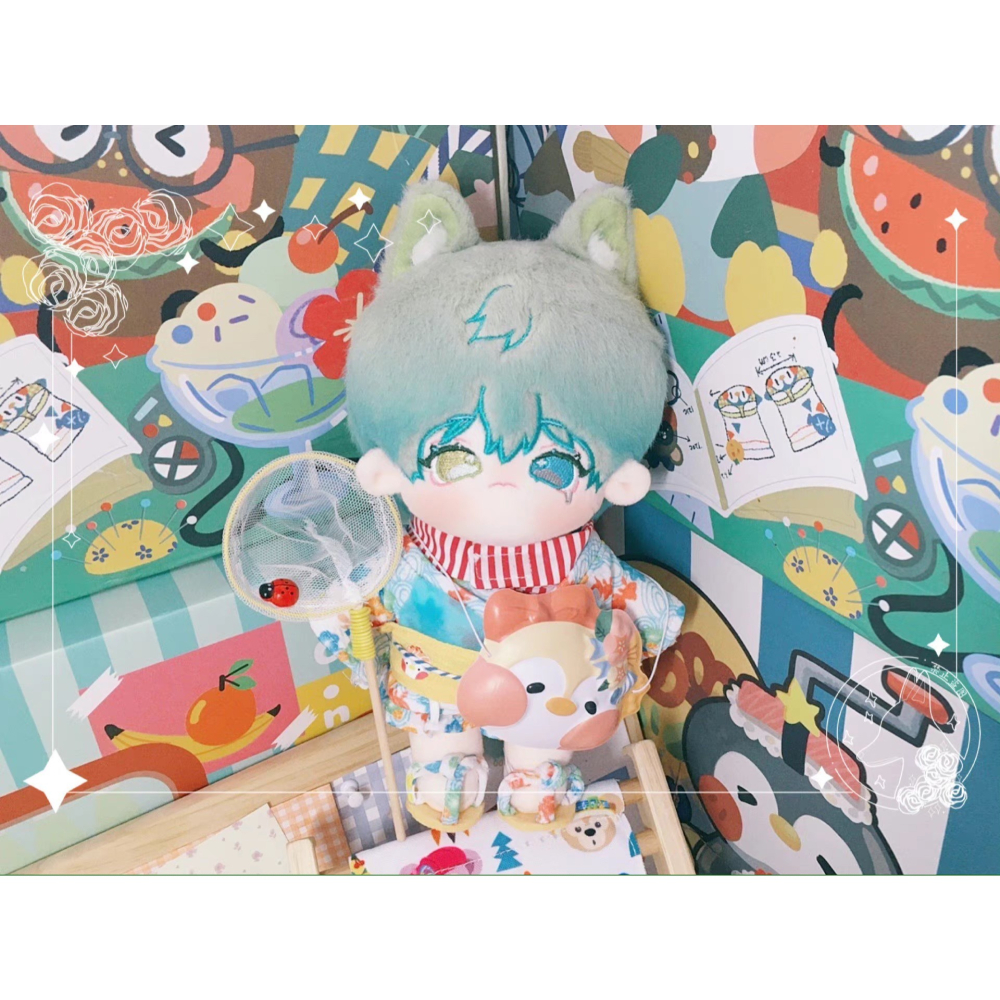 ❤ 全新現貨❤  無屬性 清銜 棉花娃 娃娃 換裝娃娃 20cm 棉花娃娃-細節圖2