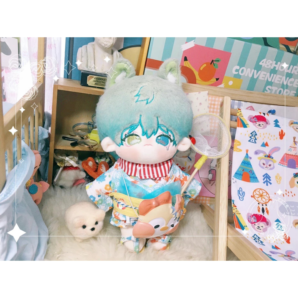 ❤ 全新現貨❤  無屬性 清銜 棉花娃 娃娃 換裝娃娃 20cm 棉花娃娃-細節圖3