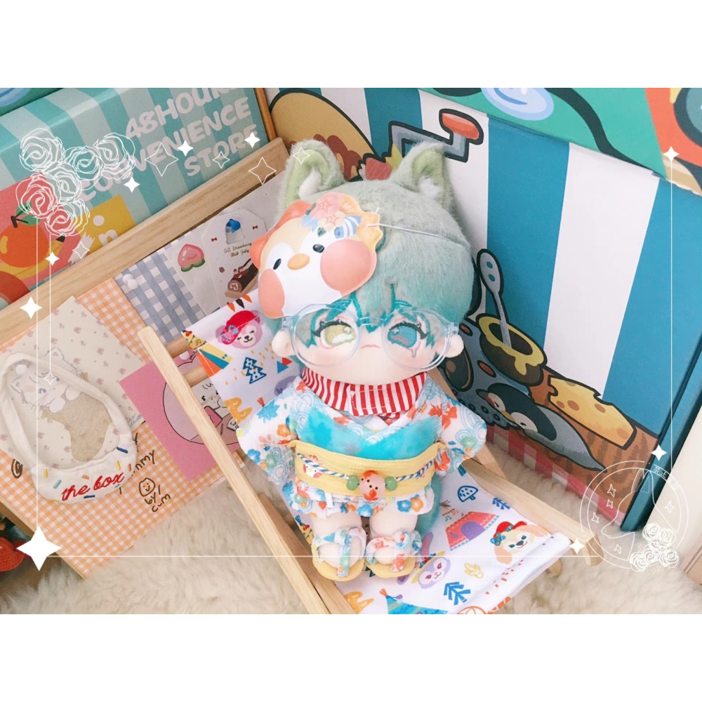 ❤ 全新現貨❤  無屬性 清銜 棉花娃 娃娃 換裝娃娃 20cm 棉花娃娃-細節圖4