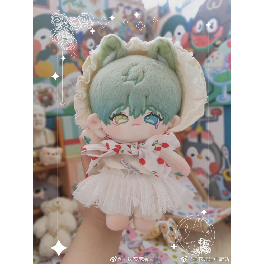 ❤ 全新現貨❤  無屬性 清銜 棉花娃 娃娃 換裝娃娃 20cm 棉花娃娃-細節圖5