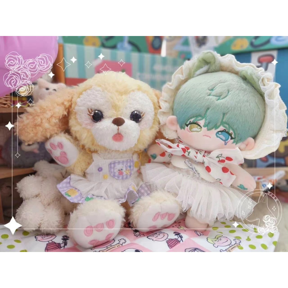 ❤ 全新現貨❤  無屬性 清銜 棉花娃 娃娃 換裝娃娃 20cm 棉花娃娃-細節圖7