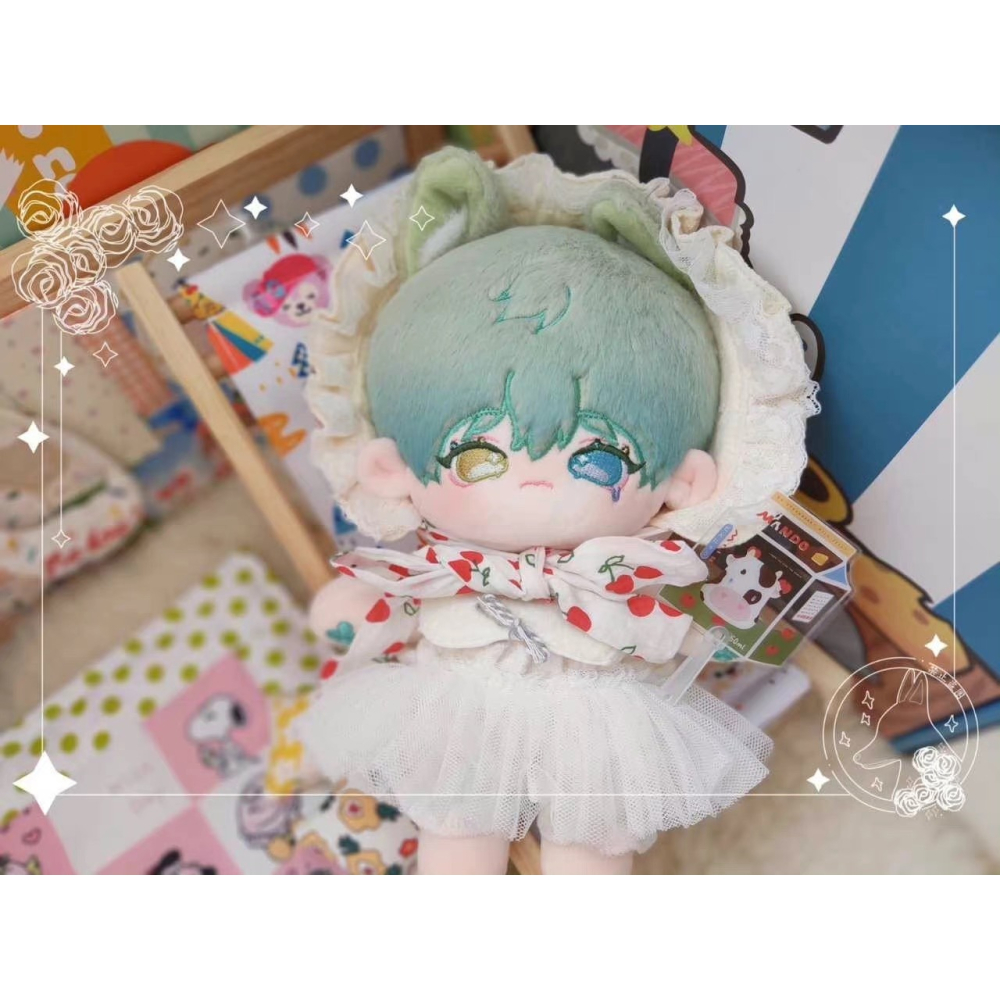 ❤ 全新現貨❤  無屬性 清銜 棉花娃 娃娃 換裝娃娃 20cm 棉花娃娃-細節圖9