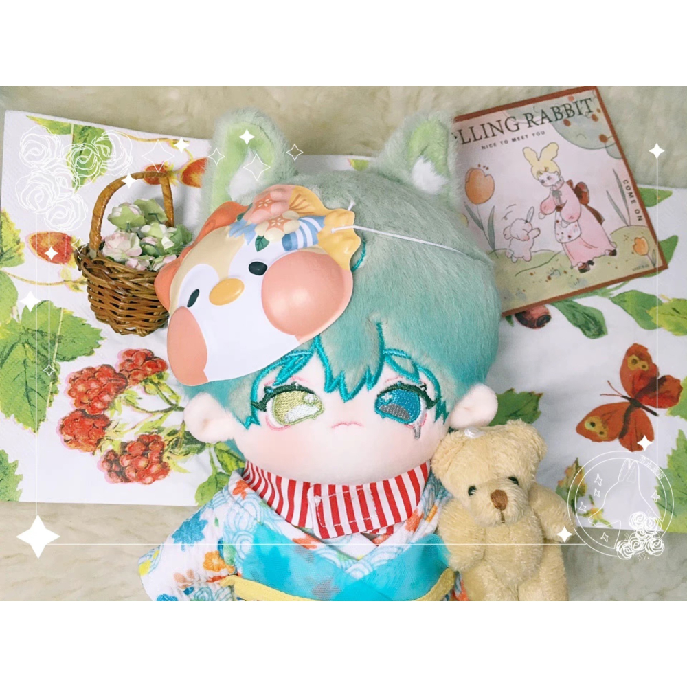 ❤ 全新現貨❤  無屬性 清銜 棉花娃 娃娃 換裝娃娃 20cm 棉花娃娃-細節圖11