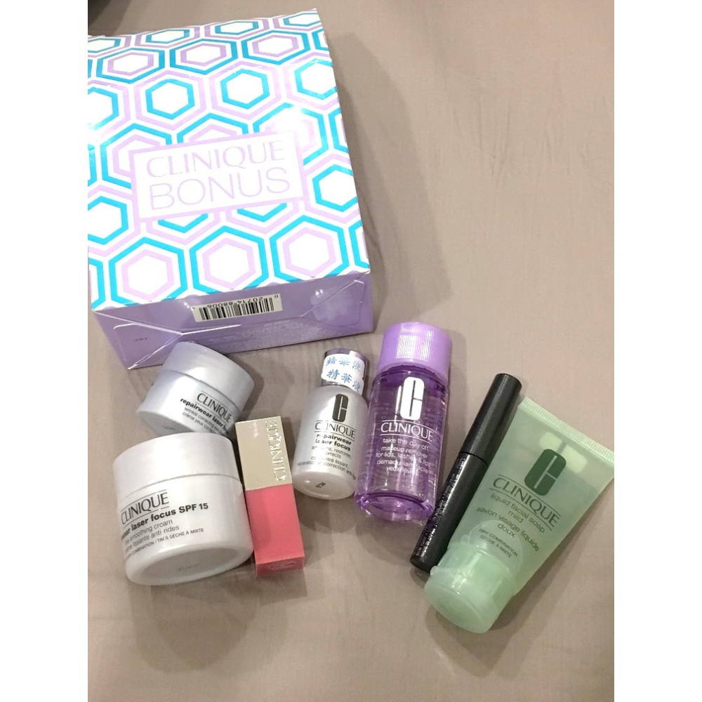 CLINIQUE 倩碧 正品 紫晶唇眸淨妝露 眼唇卸妝液 30ML(無盒版)抗敏 卸眼妝 假睫毛 輕鬆搞定-細節圖8