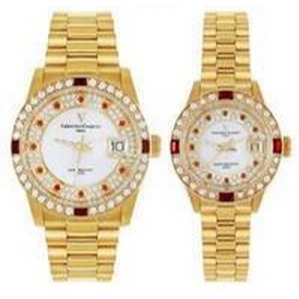 法國巴黎 Valentino Coupeau 范倫鐵諾 珍愛永遠  晶鑽 情人對錶 男女腕錶  男錶 女錶-細節圖7