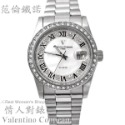 [三件免運]Valentino 范倫鐵諾 羅馬字晶鑽 情人對錶 男錶 女錶 多色可選 一五七 一元起標-規格圖11