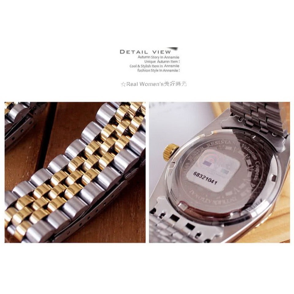 法國巴黎 Valentino Coupeau 范倫鐵諾 蠔式浪漫 情侶對錶 男女腕錶 男錶 女錶-細節圖2