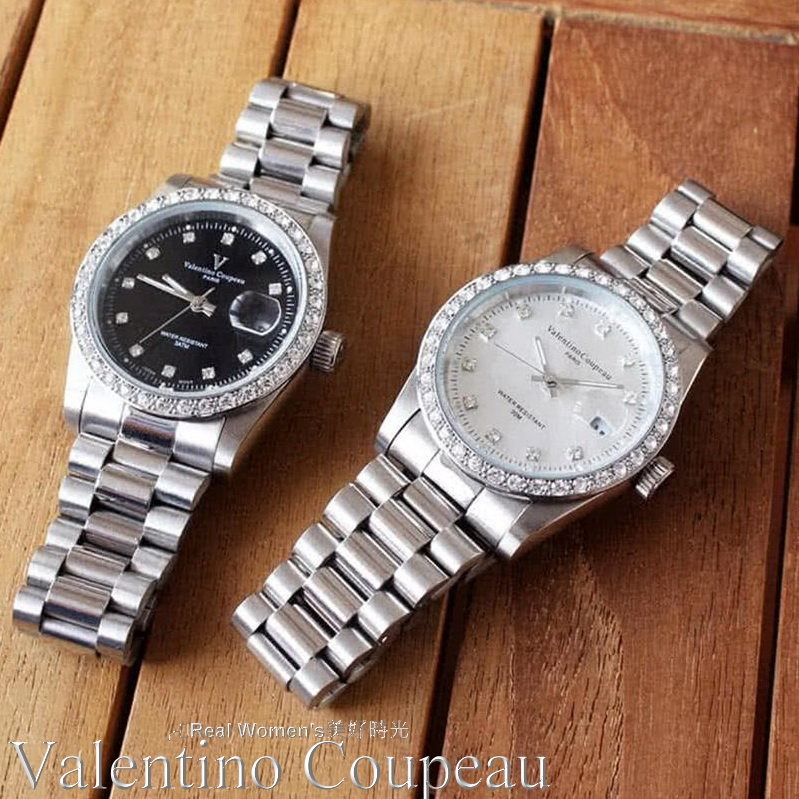 法國巴黎 Valentino Coupeau 范倫鐵諾 深情璀璨 晶鑽 情侶對錶 男女腕錶 男錶 女錶-細節圖7