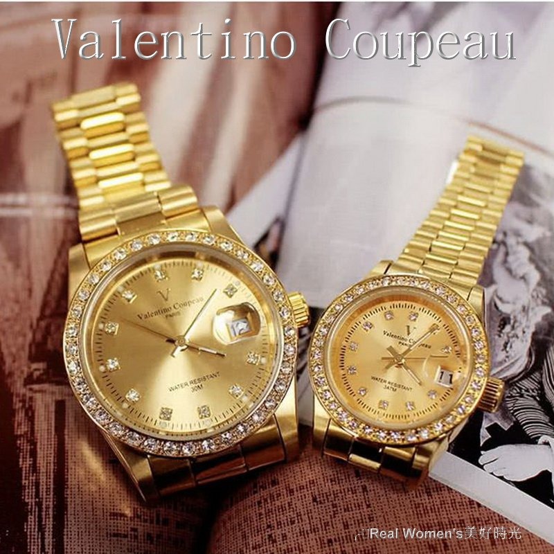 法國巴黎 Valentino Coupeau 范倫鐵諾 深情璀璨 晶鑽 情侶對錶 男女腕錶 男錶 女錶-細節圖11