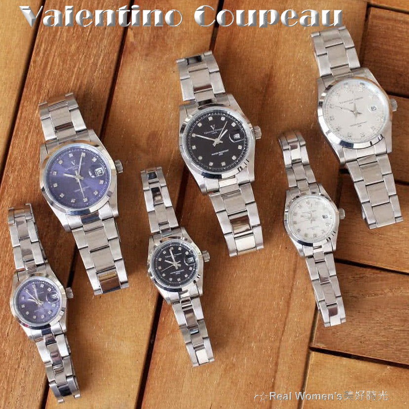法國巴黎 Valentino Coupeau 范倫鐵諾 永恆愛戀 晶鑽刻度 情侶對錶 男女腕錶 男錶 女錶(多色可選)-細節圖4