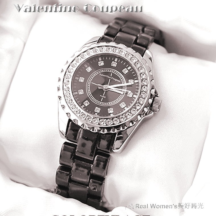 法國巴黎 Valentino Coupeau 范倫鐵諾 晶鑽愛戀 陶瓷錶 男女腕錶 男錶 女錶(多色可選)-細節圖7