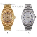 Valentino 范倫鐵諾 滿天晶鑽/珍珠母貝 情人對錶/男女手錶-規格圖10