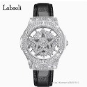 奧地利精品 Labaoli娜寶麗 星光閃耀 時來運轉 晶鑽錶 轉動式面盤 時尚名媛女錶-規格圖11