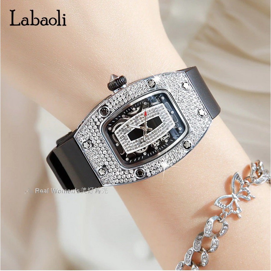 奧地利精品 Labaoli 娜寶麗 名模風采 耀眼光輝 晶鑽錶 時尚名媛 女錶-細節圖5