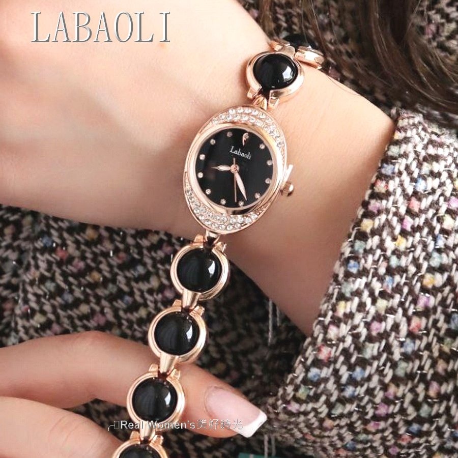 奧地利精品 Labaoli 娜寶麗 耀眼晶鑽 手鍊錶 高雅時尚名媛 女錶-規格圖11