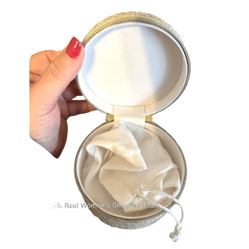 CHRISTIAN DIOR 迪奧 金燦凡爾賽 圓餅包 收納包 首飾包 trousse pouch-細節圖8