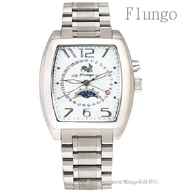 西班牙 Flungo 佛朗明哥 皇家貴族鬥牛士錶 日期 星期 月份 日月星辰 多功能計時手錶 男錶-細節圖2