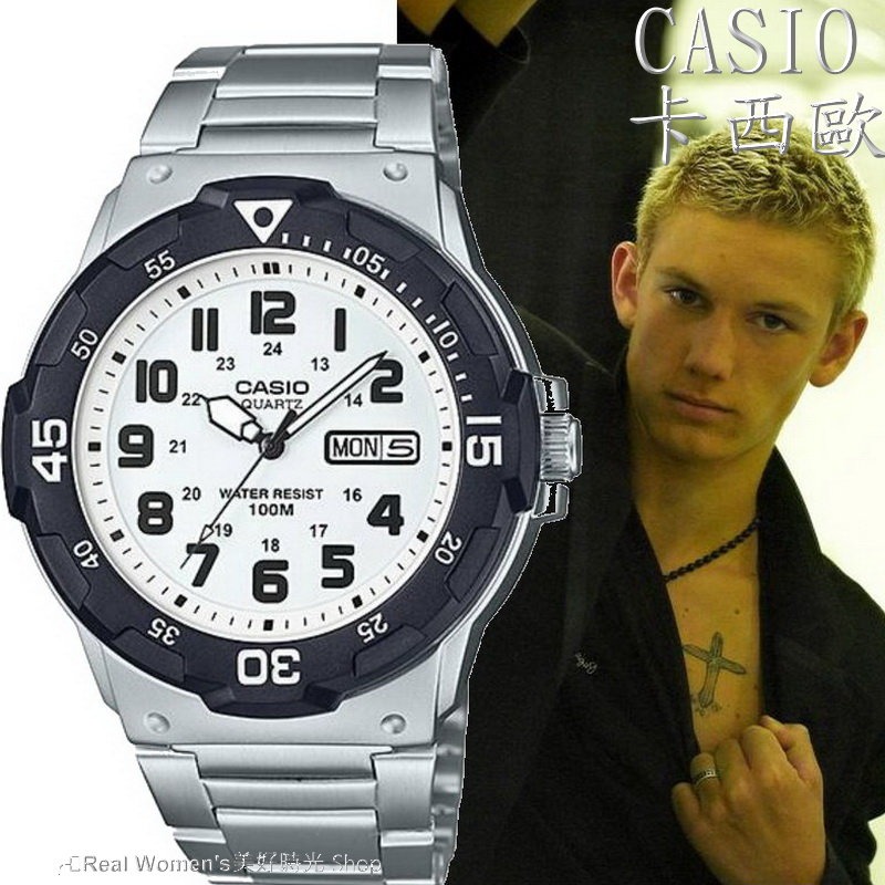 正品 CASIO 卡西歐 蛟龍錶 可旋式錶圈 星期日期顯示 防水100M 夜光指針 多功能計時 運動.商務 男錶-細節圖2