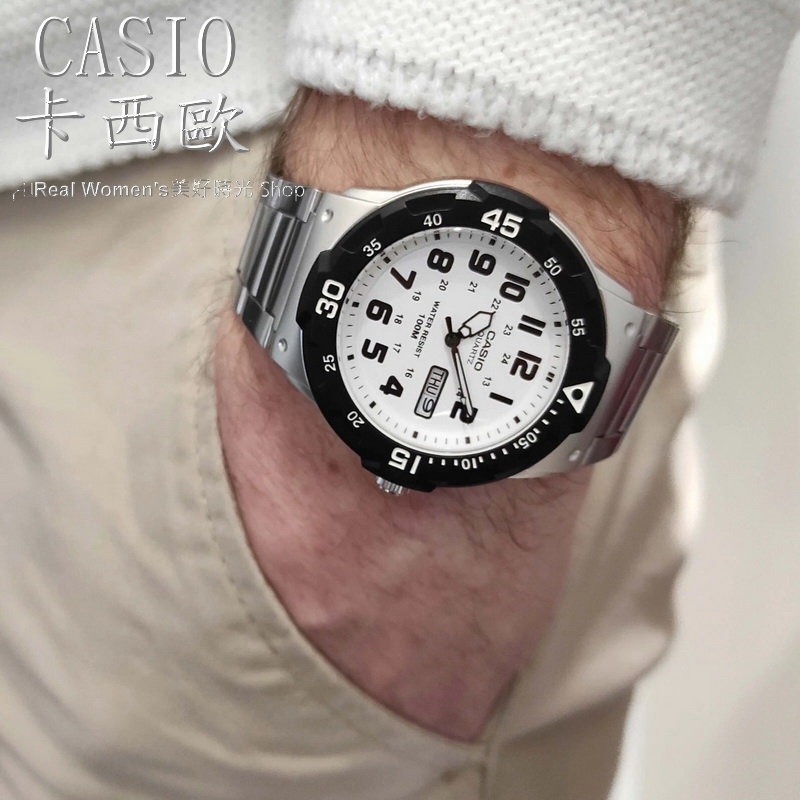 正品 CASIO 卡西歐 蛟龍錶 可旋式錶圈 星期日期顯示 防水100M 夜光指針 多功能計時 運動.商務 男錶-細節圖7
