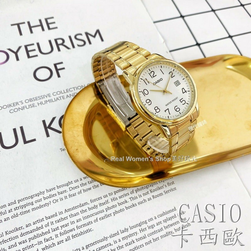 正品 CASIO 卡西歐 復古簡約紳士錶 日期顯示 防水 時尚百搭 商務 男錶-細節圖3