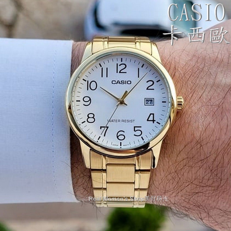 正品 CASIO 卡西歐 復古簡約紳士錶 日期顯示 防水 時尚百搭 商務 男錶-細節圖9