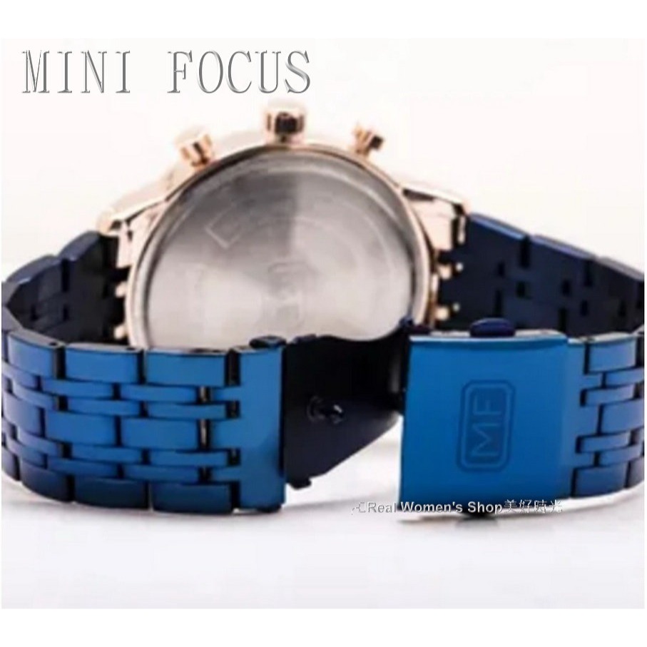 MINI FOCUS  三眼可動 日期顯示 多功能計時  不鏽鋼帶 魅惑型男錶 時尚百搭-細節圖11