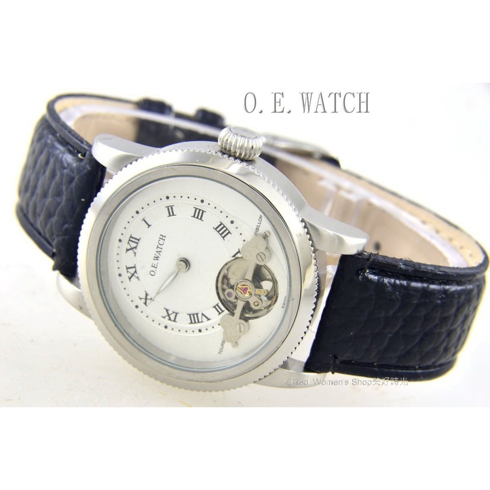 O.E.WATCH 收藏款 春宮機械錶 復古簡約 陀飛輪 羅馬刻度 錶背可動春宮圖 送禮收藏 商務自用 品味 機械錶 男-細節圖6