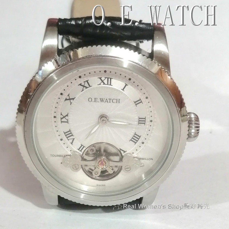 O.E.WATCH 收藏款 春宮機械錶 復古簡約 陀飛輪 羅馬刻度 錶背可動春宮圖 送禮收藏 商務自用 品味 機械錶 男-細節圖9