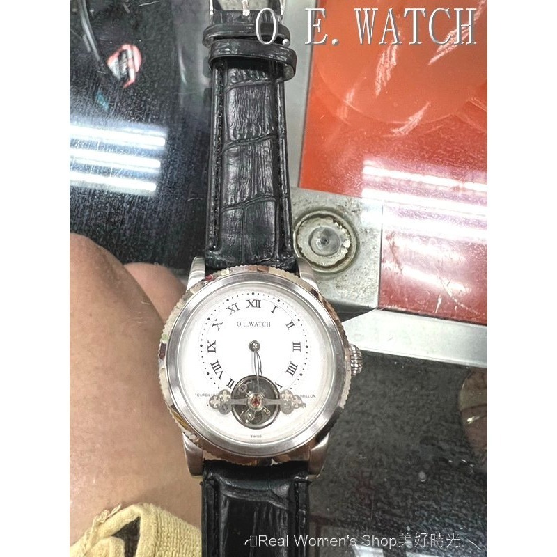 O.E.WATCH 收藏款 春宮機械錶 復古簡約 陀飛輪 羅馬刻度 錶背可動春宮圖 送禮收藏 商務自用 品味 機械錶 男-細節圖10