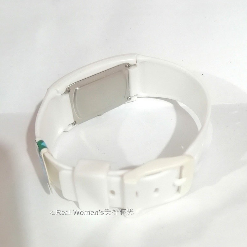 超薄 十字架錶 類SWATCH款風格造型 白底紅十字 防水抗臭耐汗 矽膠錶帶 男錶 女錶 運動錶-細節圖8