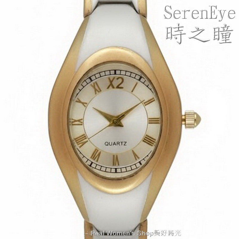 SerenEye時之瞳 流金歲月錶  金線邊框錶帶 時光之眸造型 時尚高貴 淑女錶-細節圖3