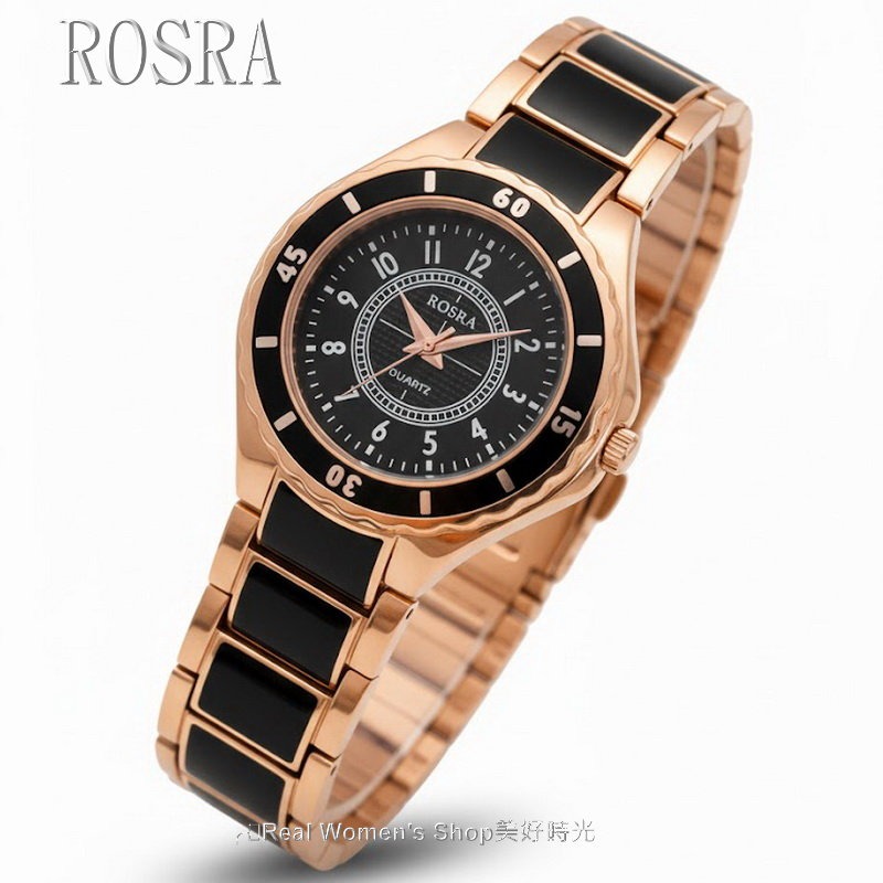 ROSRA 幕夜星辰 陶瓷錶 黑曜玫瑰｜黑曜銀河 雙色可選 爆款時尚 小資名媛氣質百搭 女錶-細節圖2