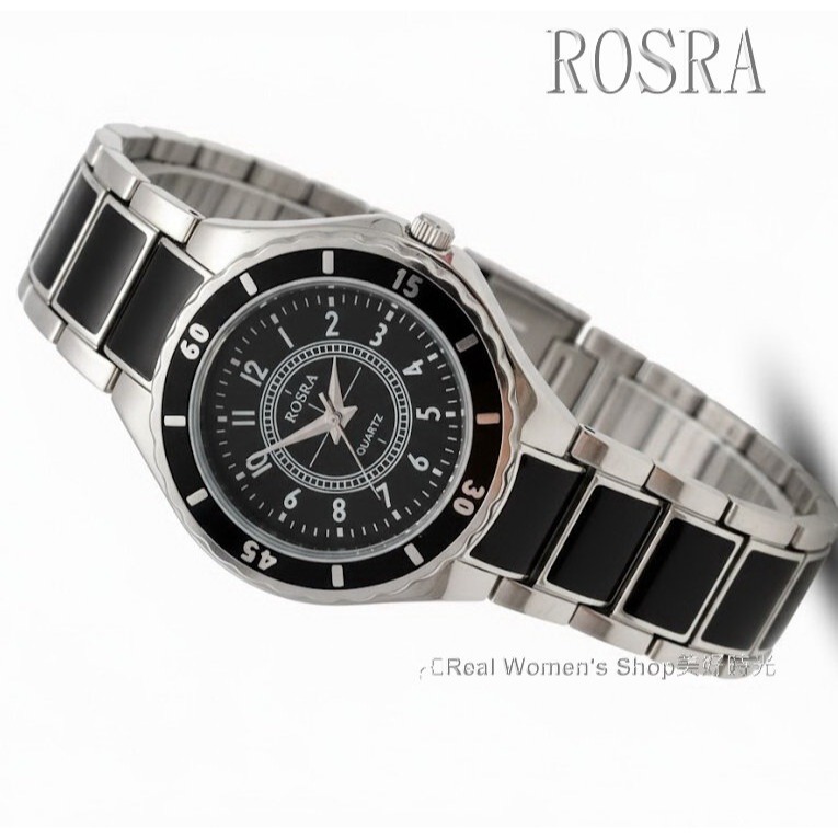 ROSRA 幕夜星辰 陶瓷錶 黑曜玫瑰｜黑曜銀河 雙色可選 爆款時尚 小資名媛氣質百搭 女錶-細節圖5