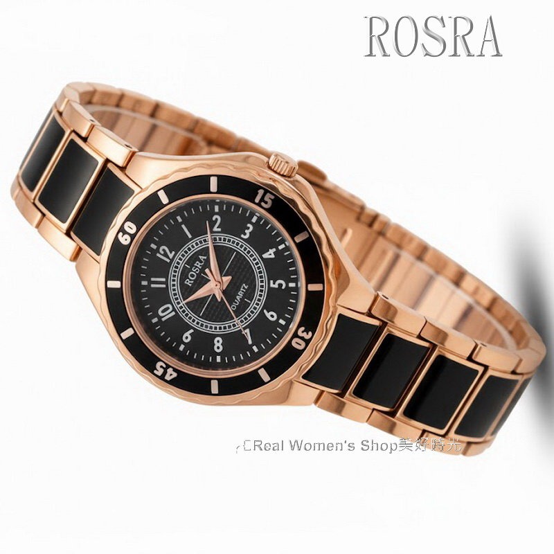 ROSRA 幕夜星辰 陶瓷錶 黑曜玫瑰｜黑曜銀河 雙色可選 爆款時尚 小資名媛氣質百搭 女錶-細節圖7