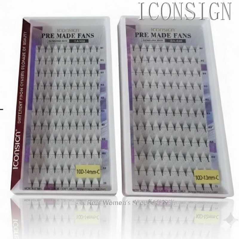 ICONSIGN 沙龍級美睫 專業 10D 仙子毛 110簇大容量 取毛不散、快速嫁接假睫毛 根軟不刺眼 美睫工作室愛-細節圖5